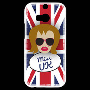 Coque HTC One M8s Miss UK Rousse