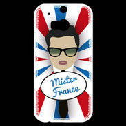Coque HTC One M8s Mister France Brun