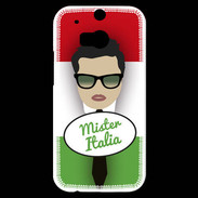 Coque HTC One M8s Mister Italie Brun