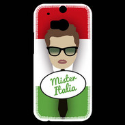 Coque HTC One M8s Mister Italie Chatain