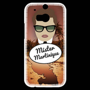 Coque HTC One M8s Mister Martinique Chatain
