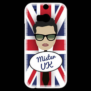 Coque HTC One M8s Mister UK Brun