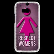 Coque HTC One M8s Respect Women ZG