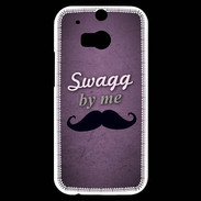 Coque HTC One M8s Swag by Me Violet ZG