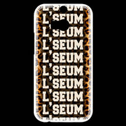 Coque HTC One M8s L'seum Léopard