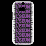 Coque HTC One M8s L'seum violet