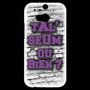 Coque HTC One M8s Ta l'seum ou bien Violet