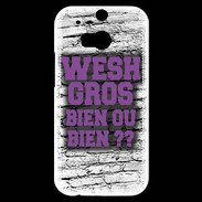 Coque HTC One M8s Wesh Gros Violet