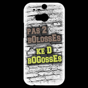 Coque HTC One M8s Pas 2 bolosses sur fond en brique