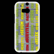 Coque HTC One M8s Wesh Vert Jaune