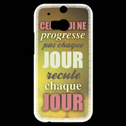 Coque HTC One M8s Progresse de jour en jour ZG