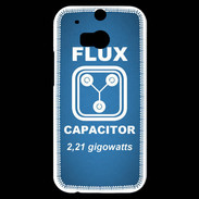 Coque HTC One M8s RVFL 2.21 Gigowatts bleu ZG