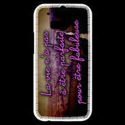 Coque HTC One M8s Vie Parfaite ZG