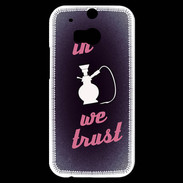 Coque HTC One M8s In Chicha We trust Rouge ZG