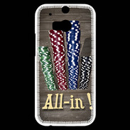 Coque HTC One M8s Poker all in