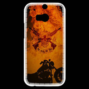 Coque HTC One M8s biker
