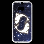 Coque HTC One M8s zodiaque poisson