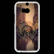 Coque HTC One M8s indien crane