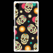 Coque Personnalisée Sony Xpéria Z5 Fond tête de mort 10