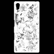 Coque Personnalisée Sony Xpéria Z5 Design Fleur Tribal