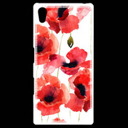 Coque Personnalisée Sony Xpéria Z5 Illustration de coquelicots