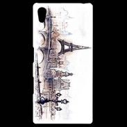 Coque Personnalisée Sony Xpéria Z5 Vintage Paris en dessin