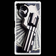 Coque Personnalisée Sony Xpéria Z5 Arme et Dollars