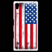 Coque Personnalisée Sony Xpéria Z5 Drapeau USA grunge et vintage 5