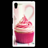 Coque Personnalisée Sony Xpéria Z5 Cup cake rose et blanc
