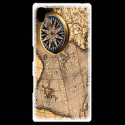 Coque Personnalisée Sony Xpéria Z5 Vintage compas de navigateur