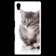 Coque Personnalisée Sony Xpéria Z5 chaton gris 4