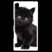Coque Personnalisée Sony Xpéria Z5 Petit chaton noir