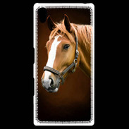 Coque Personnalisée Sony Xpéria Z5 Portrait de cheval en peinture