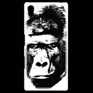 Coque Personnalisée Sony Xpéria Z5 Regard de gorille en dessin