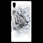 Coque Personnalisée Sony Xpéria Z5 Tigre blanc 100
