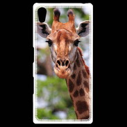 Coque Personnalisée Sony Xpéria Z5 Portrait d'une Giraffe