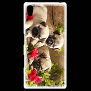 Coque Personnalisée Sony Xpéria Z5 Trio de chiots Carlin