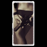 Coque Personnalisée Sony Xpéria Z5 Attention maîtresse dangereuse