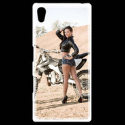 Coque Personnalisée Sony Xpéria Z5 Moto cross sexy 