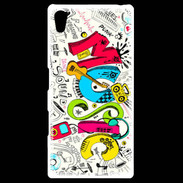 Coque Personnalisée Sony Xpéria Z5 Graffiti Musique