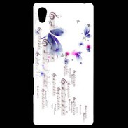 Coque Personnalisée Sony Xpéria Z5 Papillons et notes de musique