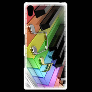 Coque Personnalisée Sony Xpéria Z5 Rainbow piano