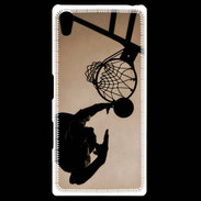 Coque Personnalisée Sony Xpéria Z5 Basket en noir et blanc