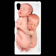 Coque Personnalisée Sony Xpéria Z5 Duo de bébés qui dorment
