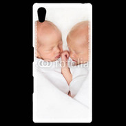 Coque Personnalisée Sony Xpéria Z5 Duo de bébés qui dorment 2