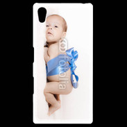 Coque Personnalisée Sony Xpéria Z5 Bébé ruban bleu