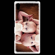 Coque Personnalisée Sony Xpéria Z5 Bébés avec biberons