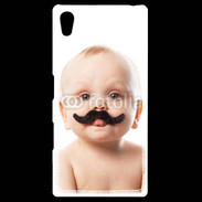 Coque Personnalisée Sony Xpéria Z5 Bébé avec moustache