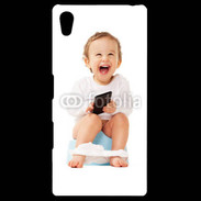 Coque Personnalisée Sony Xpéria Z5 Bébé accro au mobile