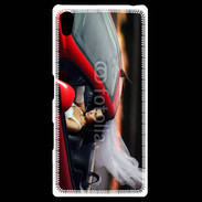 Coque Personnalisée Sony Xpéria Z5 Mariée dans roadster
